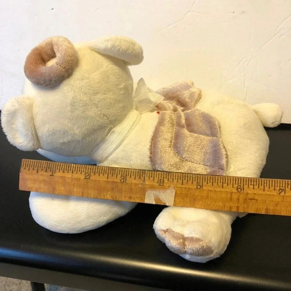 Vintage Plush Cute Baby Polar Bear with Halo and Angel Wings - Picture 2 of 5